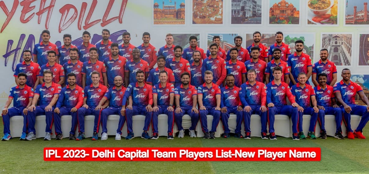 Delhi Daredevils 2023 Team Squad and Player List
