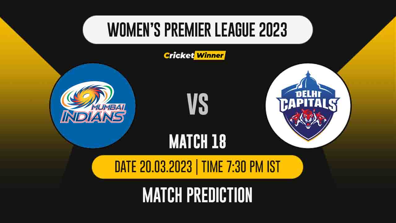 IPL 2023 MI vs DC Match Prediction