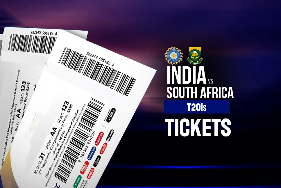 India vs South Africa 2023 ODI & T20I Tickets Booking Link