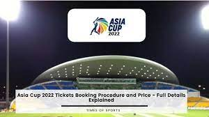 Asia Cup 2023 Tickets Booking Details